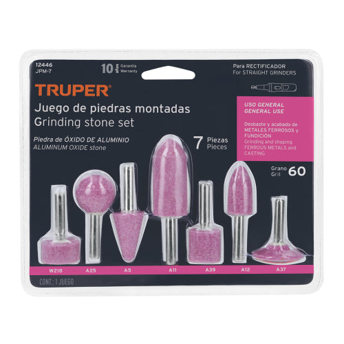 JGO PUNTA MONTADA ROSADO 7PZ 12446 TRUPER