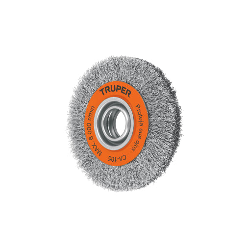 ESCOBILLA CIRCULAR ONDULADA 6 X 13/16 11523 TRUPER