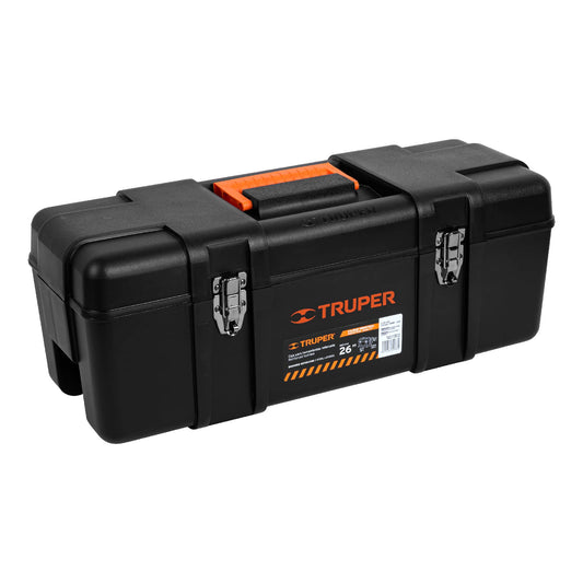 CAJA DE HERRAMIENTAS PLASTICO NEGRA 26 19882 TRUPER
