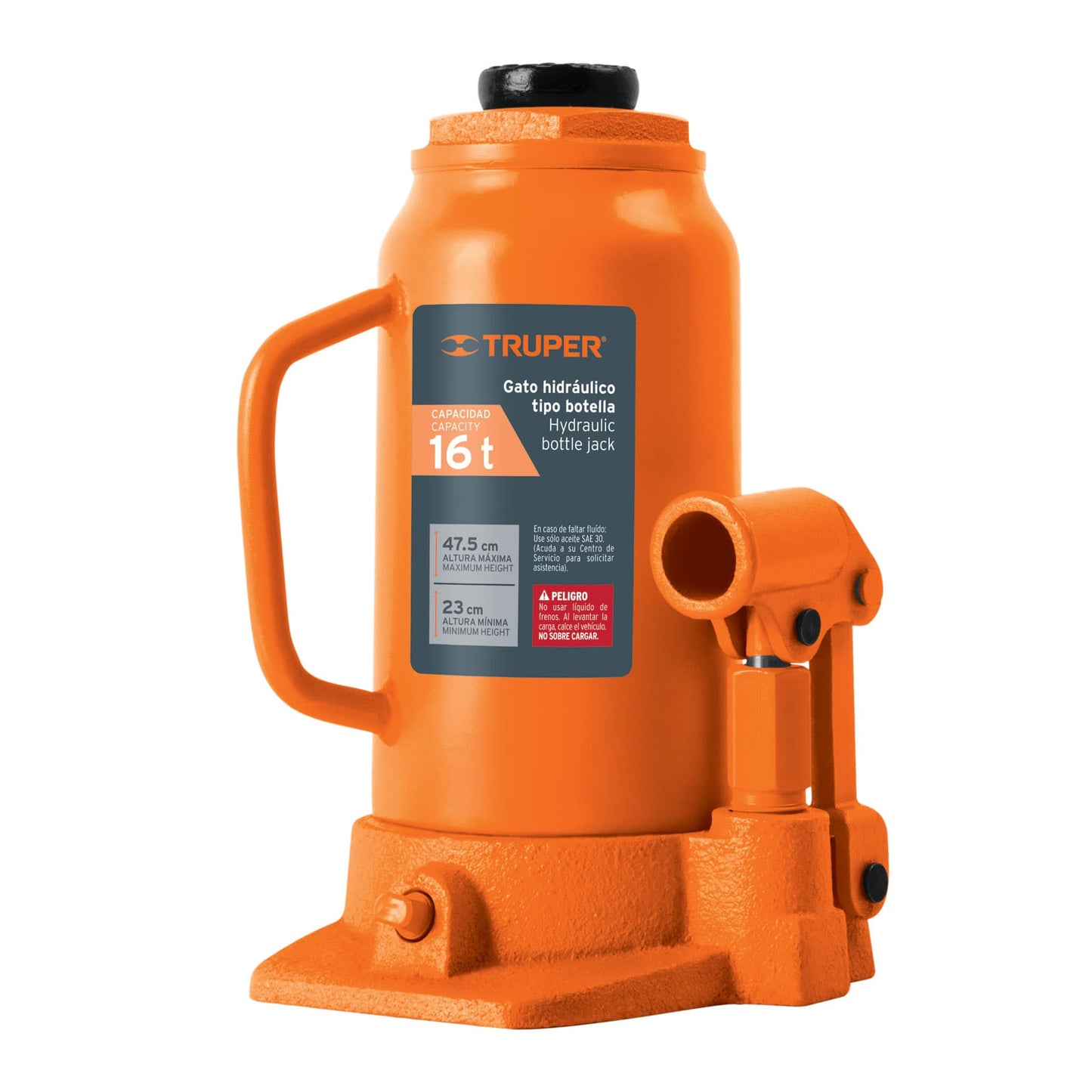 GATA HIDARULICA TIPO BOTELLA 16TN 14820 TRUPER