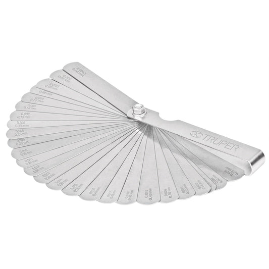 CALIBRADOR DE 26 HOJAS 0.04-0.63MM 14396 TRUPER