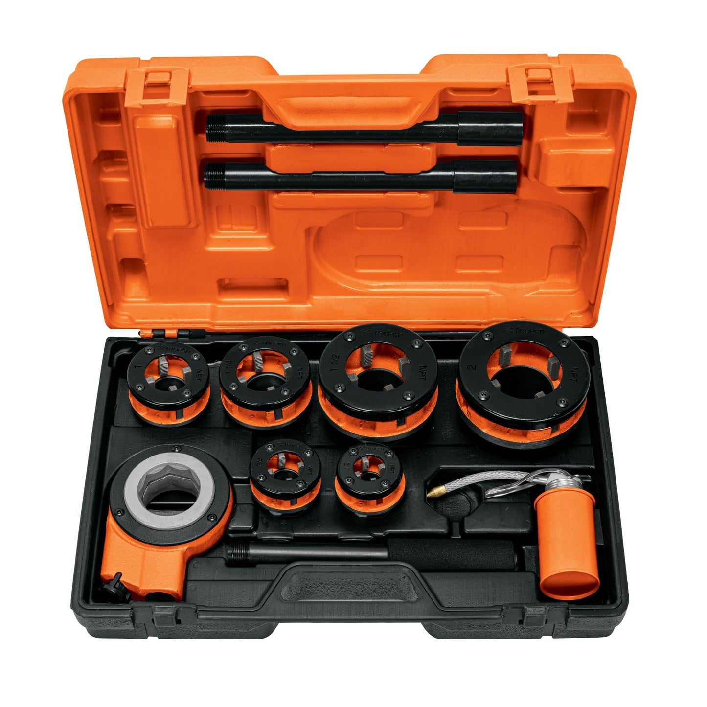 TARRAJAS PARA TUBO JUEGO DE 8 PZAS 13071 TRUPER