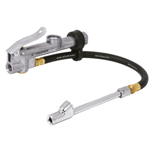 INFLADOR CALIBRADOR DE CABEZA DOBLE 19028 1/4 NPT TRUPER