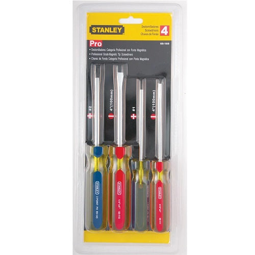 JGO. DESTORNILLADOR PRO 4PZAS. 69-169 STANLEY
