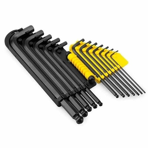 JGO LLAVE ALLEN ROTULA 12PZ 1/16"-3/8" 69-257 STANLEY