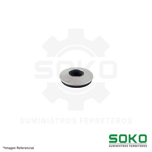 ARANDELA DE NEOPRENO #10 INOX 304