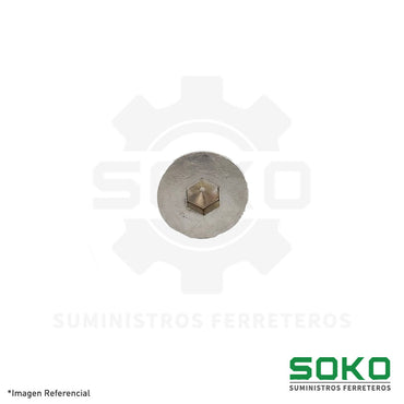 PERNO SOCKET CABEZA AVELLANADA M10 X 35 RC INOX 304