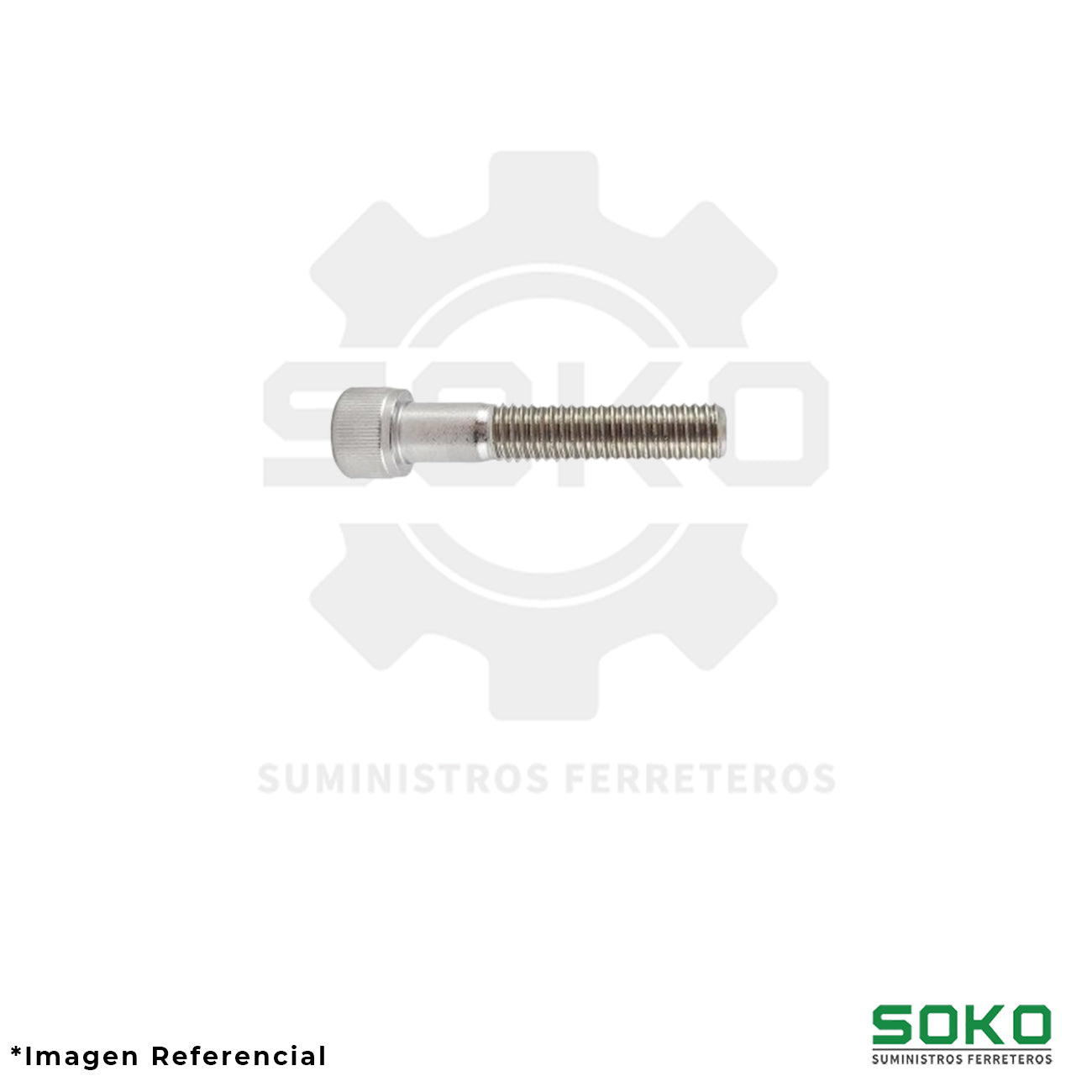 PERNO SOCKET CABEZA CILINDRICA M16 X 30 RC INOX 304