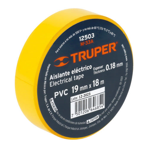 CINTA AISLANTE AMARILLO 12503 TRUPER