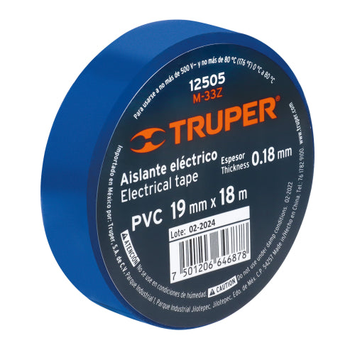 CINTA AISLANTE AZUL 12505 TRUPER