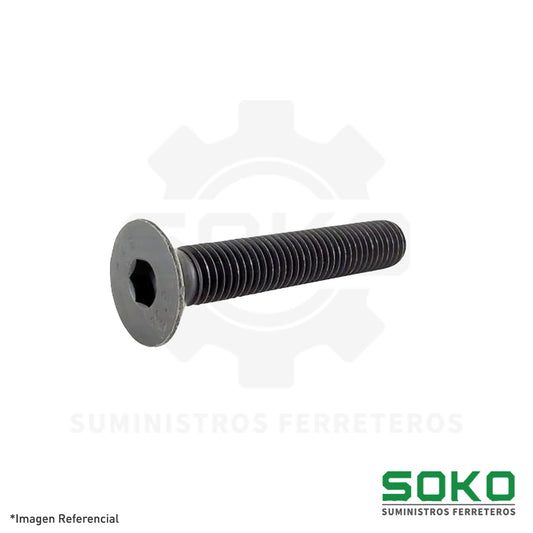 PERNO SOCKET CABEZA AVELLANADA M4 X 12 RC C10.9