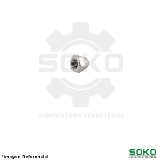 TUERCA CIEGA 1/2 UNC INOX 304