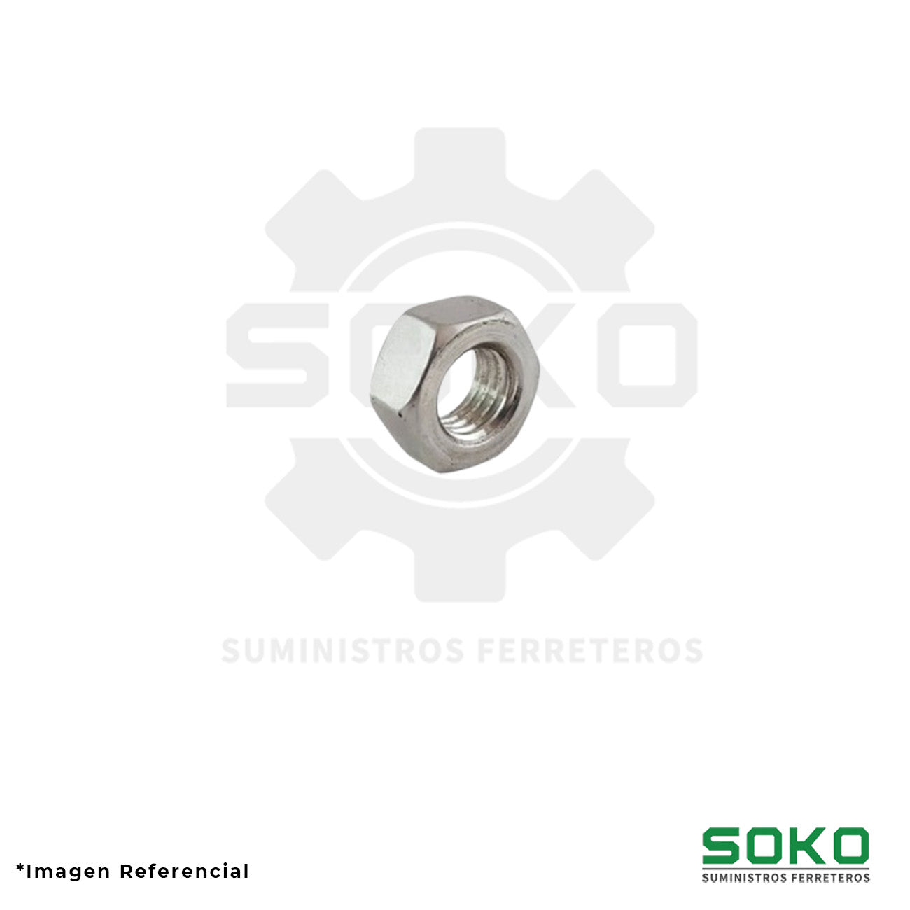 TUERCA HEXAGONAL 7/8 UNC INOX 304