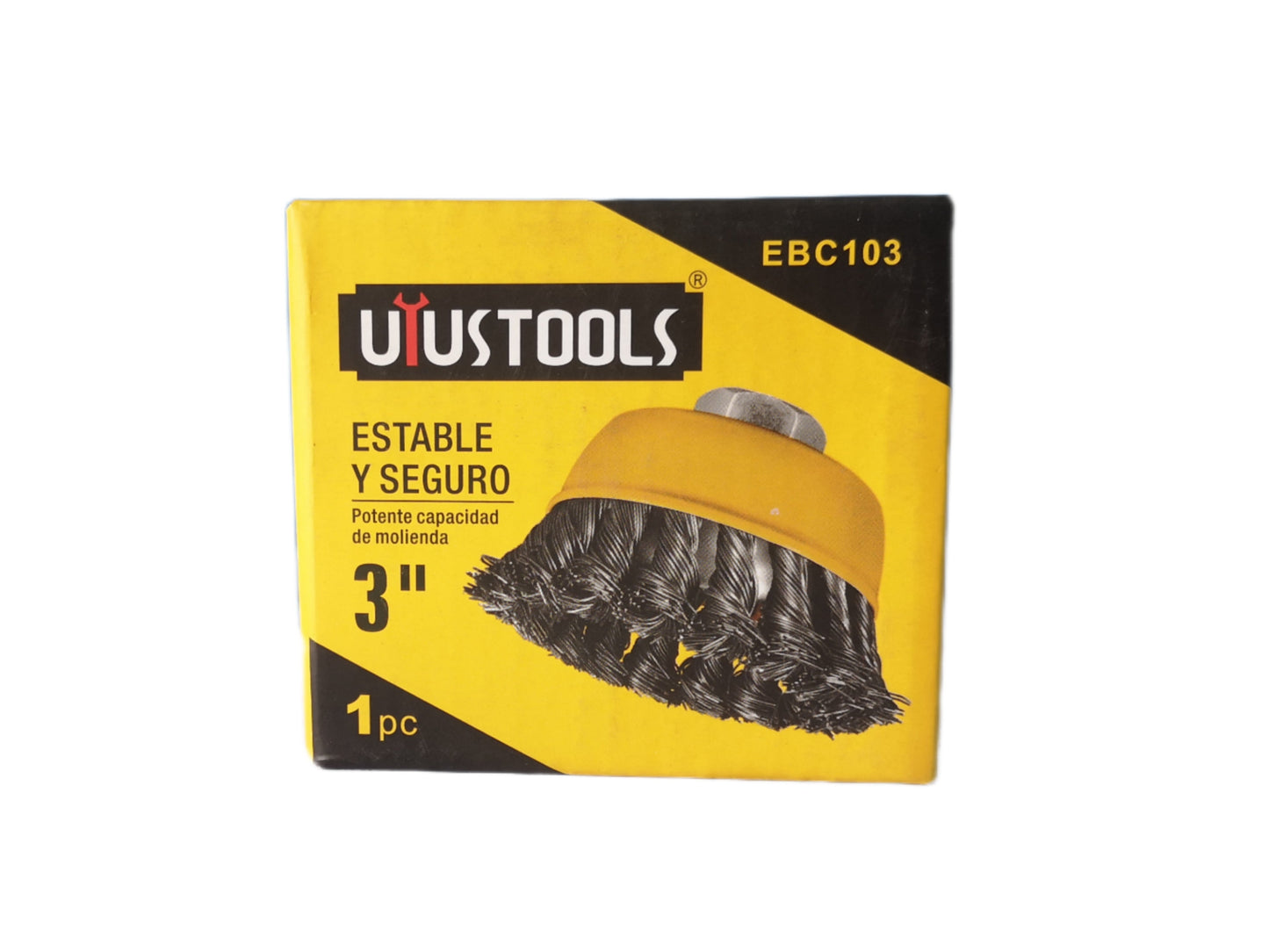 ESCOBILLA DE COPA TRENZADA 3" EBC103 UYUSTOOLS