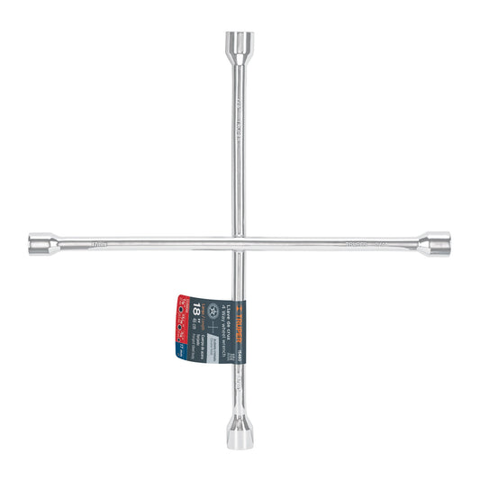 LLAVE DE RUEDA CRUZ 17MM-7/8-3/4-13/16 15480 TRUPER