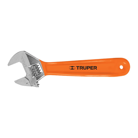 LLAVE FRANCESA 6 CROMADA CON GRIP 15509 TRUPER