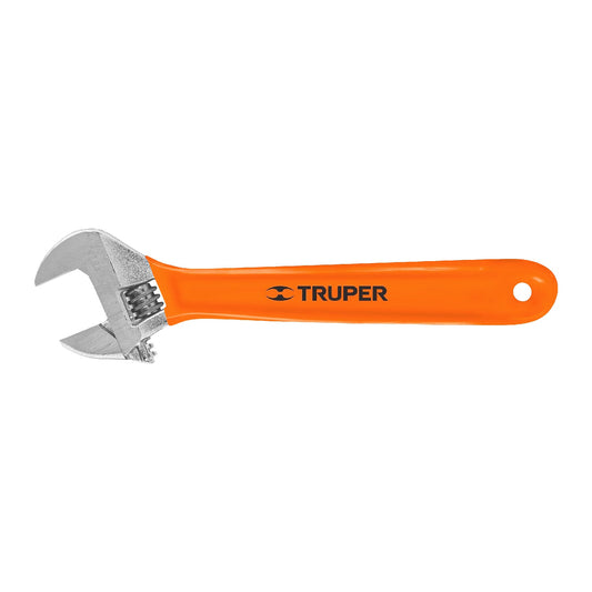 LLAVE FRANCESA 10 CROMADA CON GRIP 15511 TRUPER