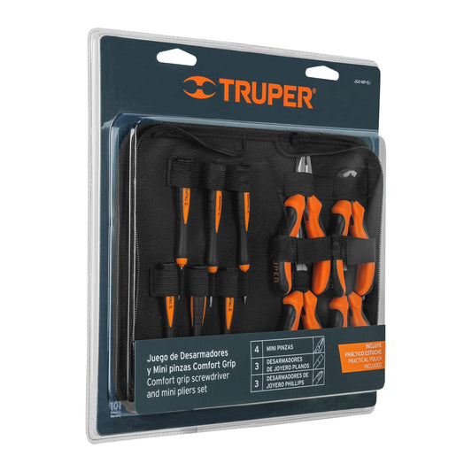 JGO ALICATES MINI Y DESTORNILLADOR 18200 TRUPER