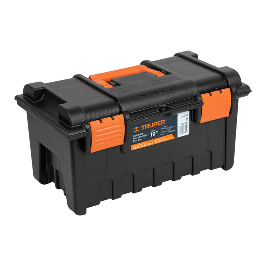 CAJA DE HERRAMIENTAS PLASTICO NARANJA 19 19781 TRUPER