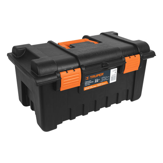 CAJA DE HERRAMIENTAS PLASTICO NARANJA 22 19780 TRUPER