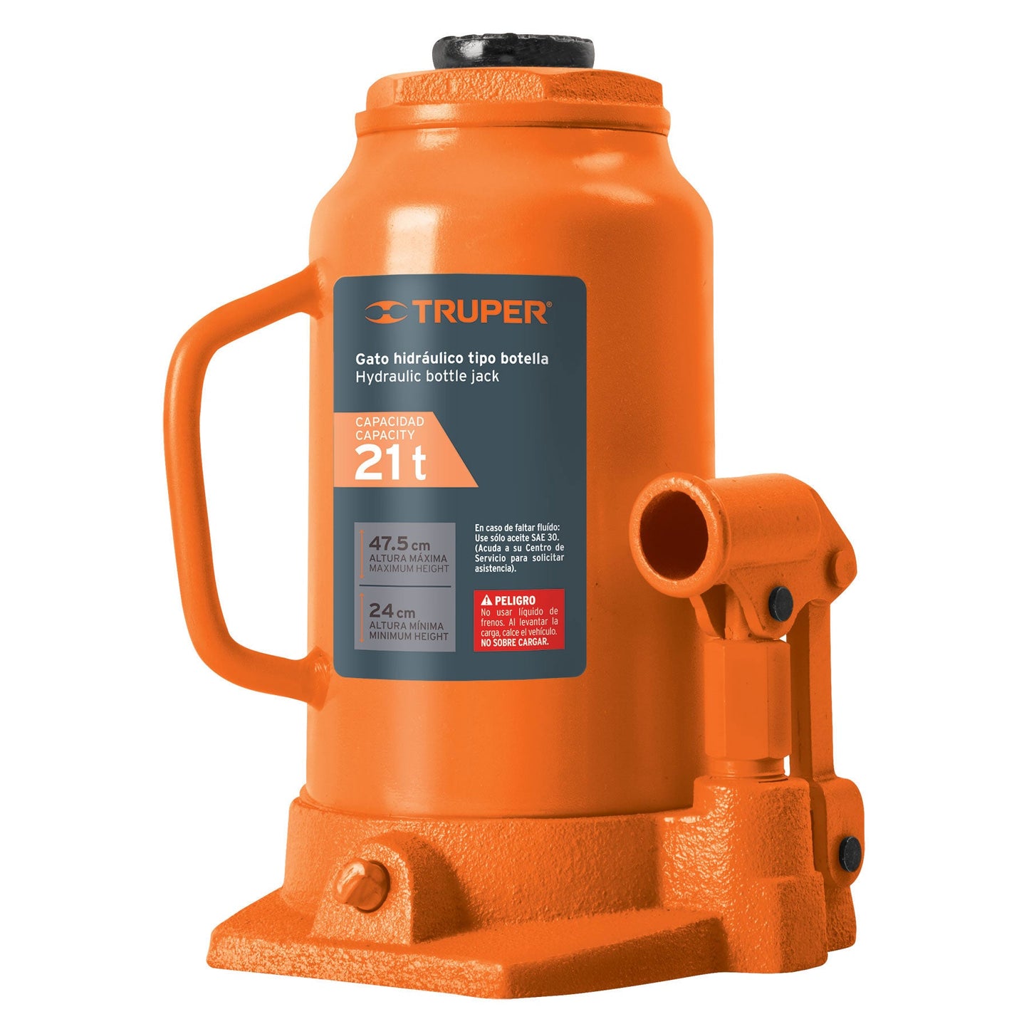 GATA HIDARULICA TIPO BOTELLA 20TN 14822 TRUPER