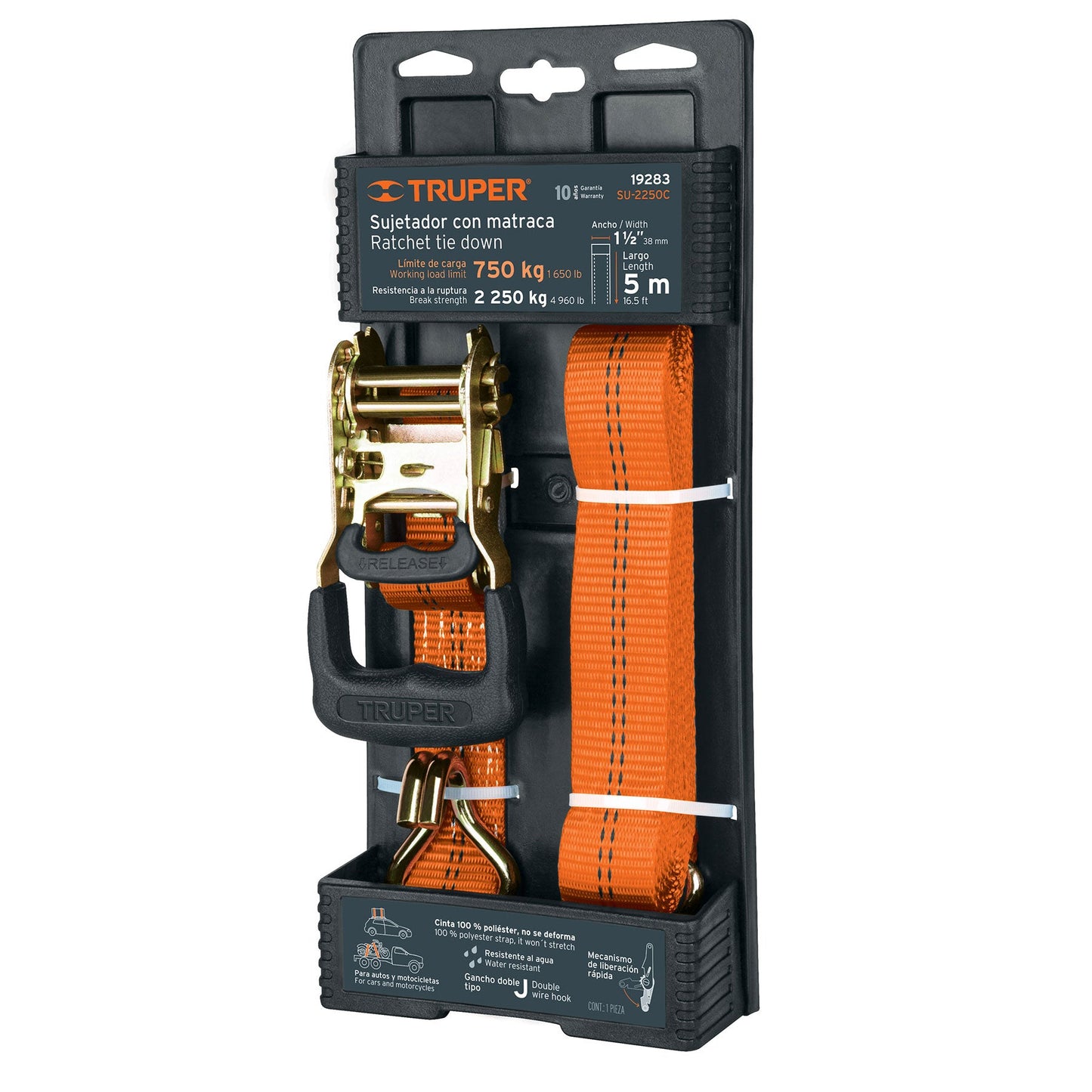 SUJETADOR DE CARGA 1.1/2X5M 19283 TRUPER