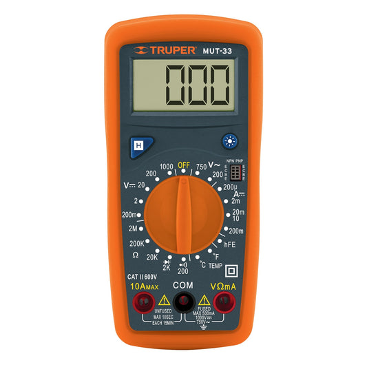 MULTIMETRO DIGITAL BASICO 10401 TRUPER