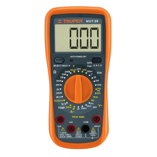 MULTIMETRO DIGITAL PROFESIONAL 10402 TRUPER