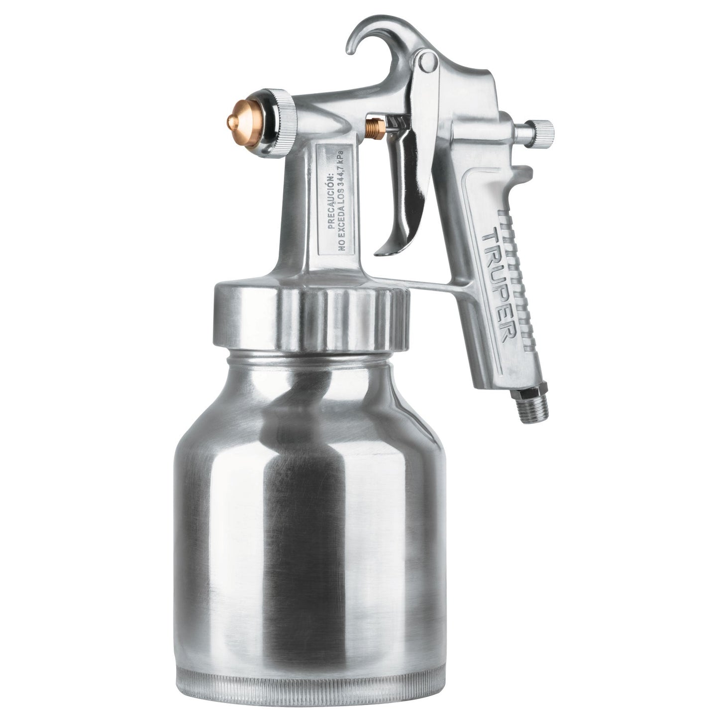 PISTOLA SUCCION P/PINTAR BAJA PRESION LATON 20PSI 14037 TRUPER