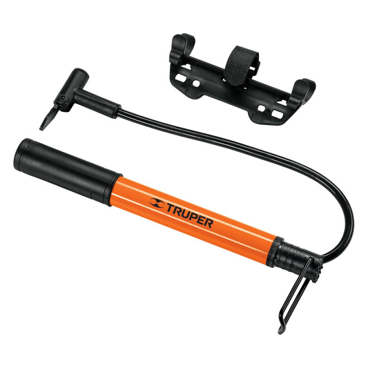 MINI INFLADOR MANUAL PARA BICICLETA 60PSI 13790 TRUPER