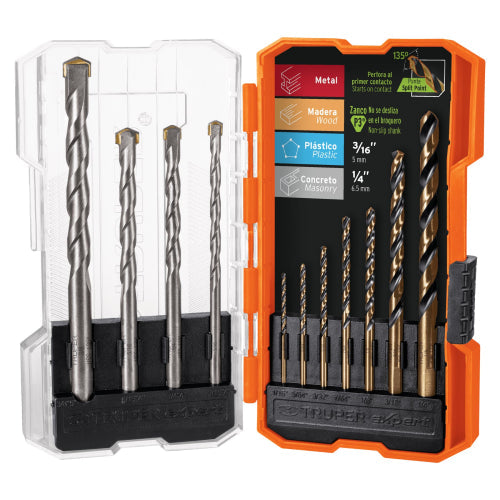 JGO BROCA HSS METAL Y CONCRETO 11335 TRUPER