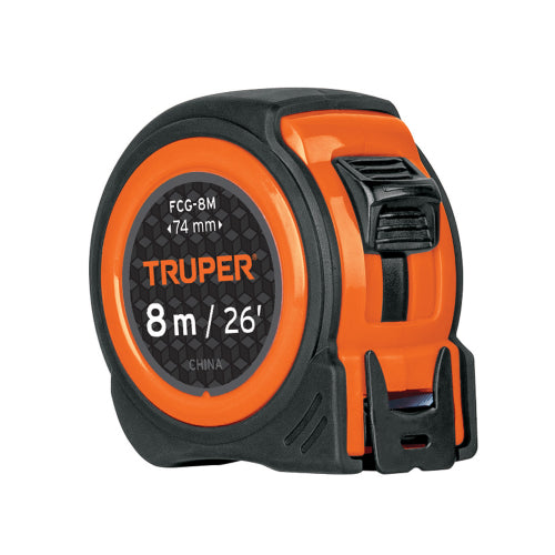 FLEXOMETRO DE 8 METROS CON PROTECTOR 12774 TRUPER