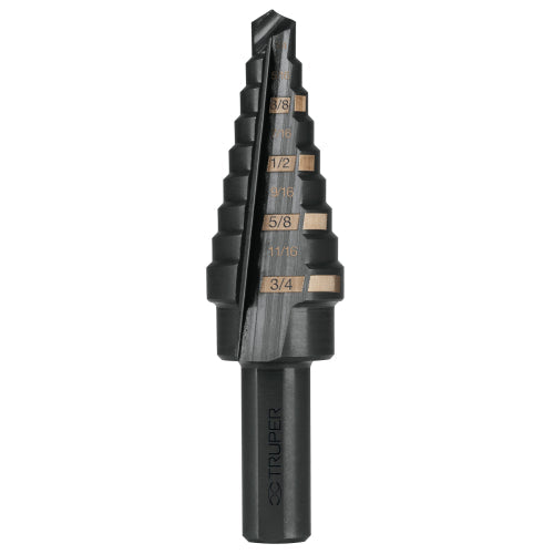 BROCA ESCALONADO DE 1/4 A 3/4 12123 TRUPER