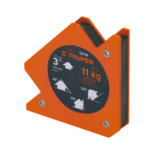 ESCUADRA MAGNETICA 3" CAP.11KG 12119 TRUPER