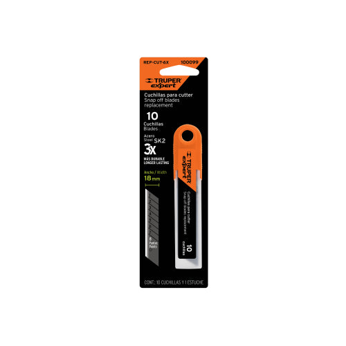 HOJA REPUESTO DE CUCHILLA SK2 18MM 100099 TRUPER EXPERT