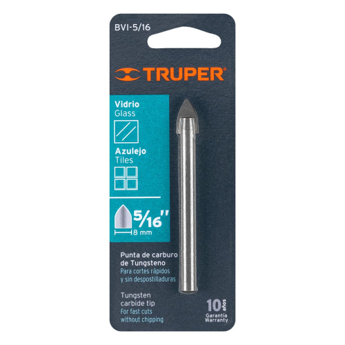 BROCA PARA VIDRIO 5/16" 11703 TRUPER