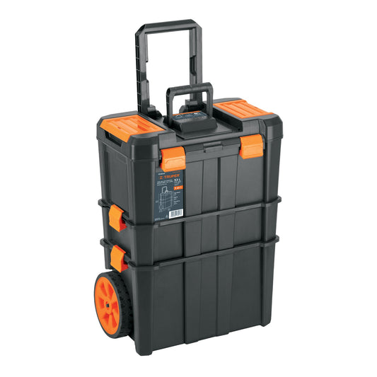 CAJA DE HERRAMIENTA 19 X 25 C/ RUEDA 3 EN 1 DESMONTABLE 102644  TRUPER