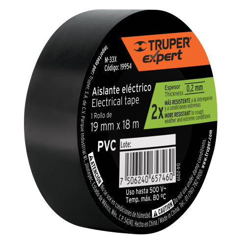 CINTA AISLANTE NEGRA 19954 TRUPER