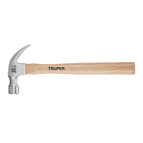 MARTILLO PULIDO 20 OZ UÑA CURVA MANGO MADERA 16753 TRUPER