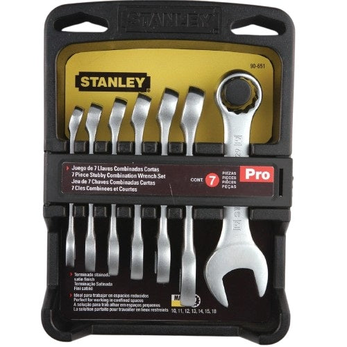 JGO MINILLAVE MIXTA 7PZ 10-19MM 90-651 STANLEY