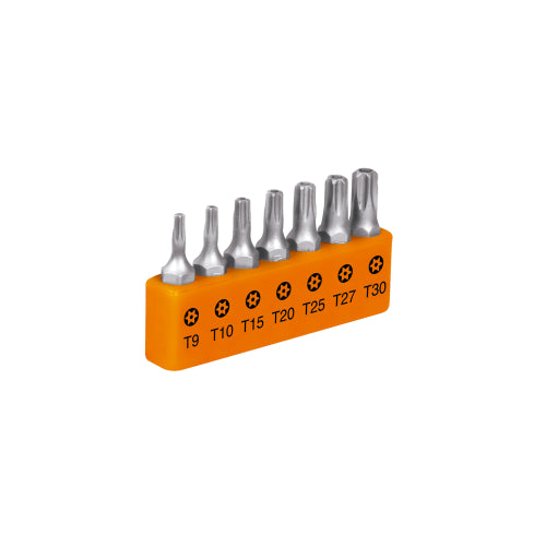 JUEGO DE 7 PUNTAS TORX CON SEGURO DE 1" 17797 TRUPER