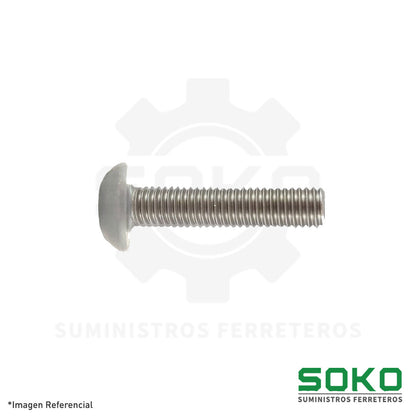 PERNO SOCKET BUTTON M10 X 25 RC INOX 304