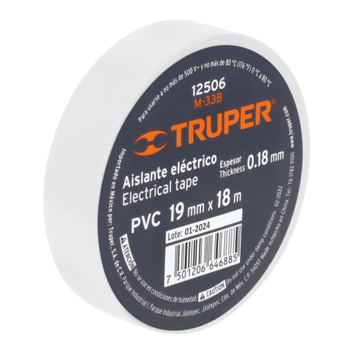 CINTA AISLANTE BLANCO 12506 TRUPER