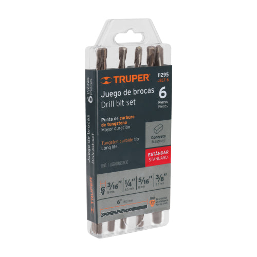 JGO DE BROCAS DE CONCRETO 11295 TRUPER