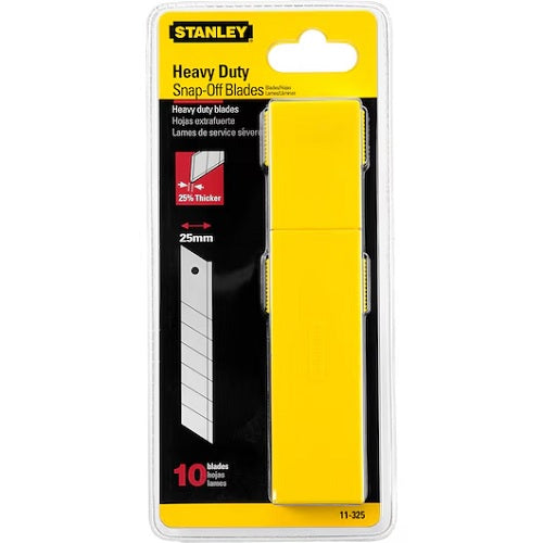 HOJA SNAP-OFF REPUESTO 25MM 10 PIEZAS 11-325T STANLEY