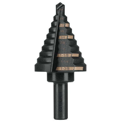 BROCA ESCALONADA 1/4 A 1.3/8 12126 TRUPER