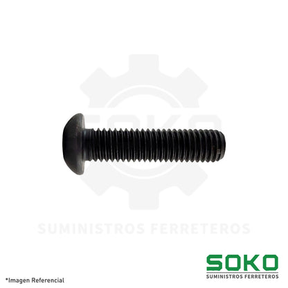 PERNO SOCKET CABEZA BUTTON M6 X 16 RC C10.9