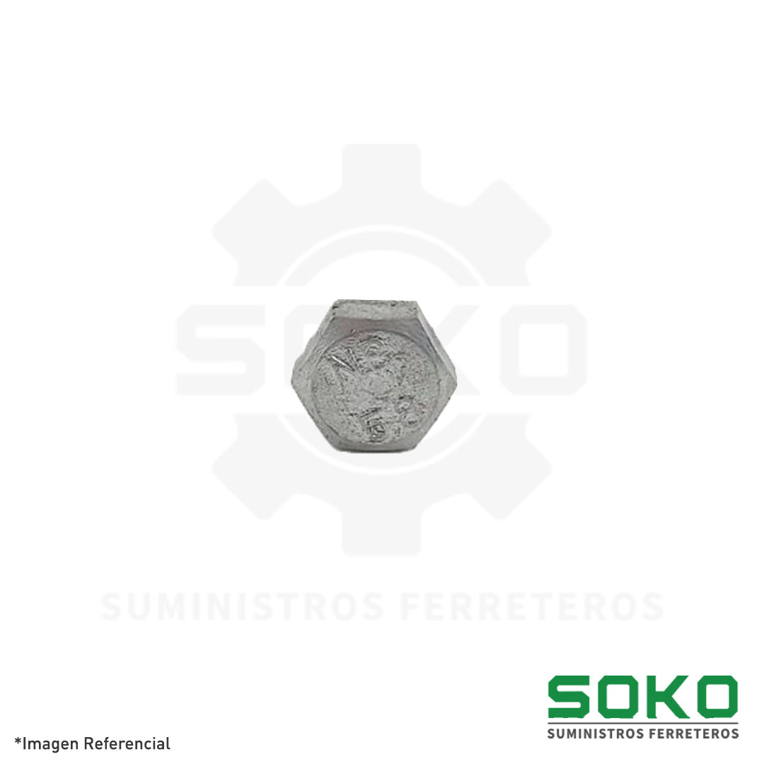 PERNO HEX RC (1.00) M6 X 12 C5.8 ZINCADO