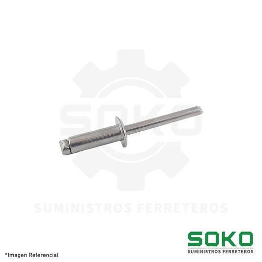 REMACHE CIEGO 1/8 X 3/8 INOX 304