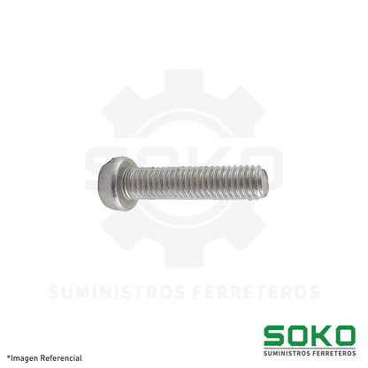 STOVE BOLT CABEZA PAN 3/16 X 2 INOX 304